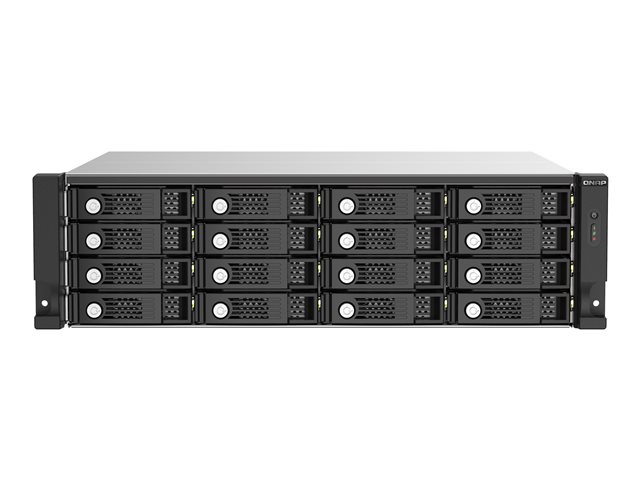 QNAP TL-R1620Sep-RP - Hard drive array - 16 bays (SATA-600 / SAS-3) - SAS 12Gb/s (external) - rack-mountable - 3U