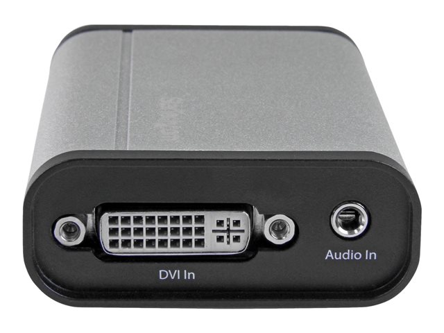 StarTech.com DVI Video Capture Card - 1080p 60fps Game Capture Card - Aluminum - Game Capture Card - HD PVR - USB Video Capture (USB32DVCAPRO) - Video converter - DVI - DVI - aluminium