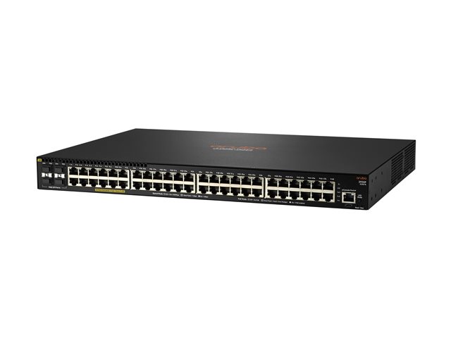 HPE Aruba 2930F 48G PoE+ 4SFP - Switch - L3 - Managed - 48 x 10/100/1000 (PoE+) + 4 x Gigabit SFP (uplink) - rack-mountable - PoE+ (740 W)