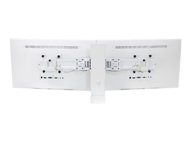 Ergotron StyleView - Mounting component (lift engine, hinge bow, 2 VESA adapters, cable management hardware) - side-to-side - for 2 LCD displays - dual monitor kit - white - screen size: up to 24\" - cart mountable