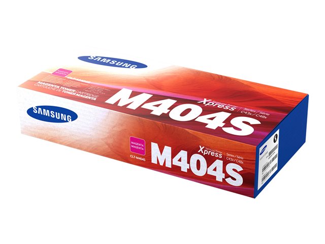 Samsung CLT-M404S - Magenta - original - toner cartridge (SU234A) - for Samsung CLX-3302, 3303, 3304, 3307, Xpress SL-C432, C433, C462, C463, C467, C482, C483