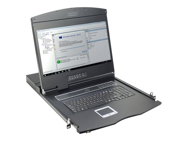 19IN VGA TFT CONSOLE. 1-PORT FRENCH KEY