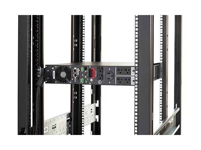 Eaton 9PX 3000VA 2700W 120V Online Double-Conversion UPS, L5-30P, 6x 5-20R, 1 L5-30R Outlets, Cybersecure Network Card Option, Extended Run, 2U Rack/Tower Battery Backup - UPS (rack-mountable / external) - AC 100/110/120/125 V - 2700 Watt - 3000 VA - Ethernet, RS-232, USB - output connectors: 7 - 2U - black and silver - for P/N: 744-A3122, 9PXEBM72RT