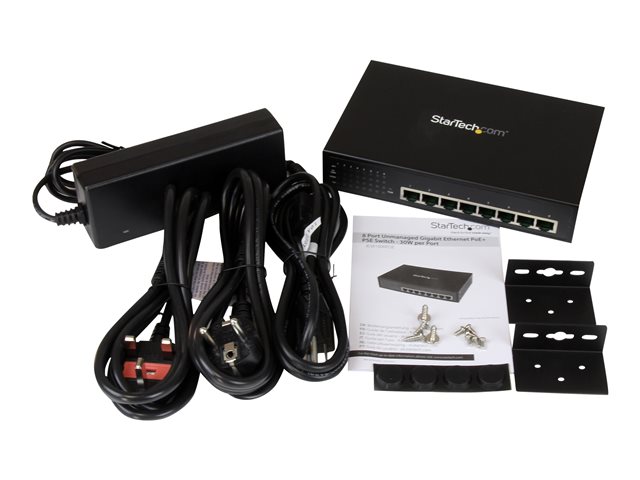 8 Port Industrial Gigabit PoE+ Switch