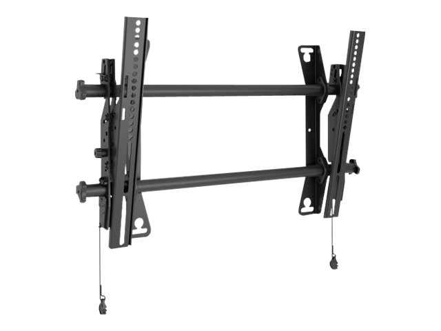 Chief Fusion Medium Tilt Wall Mount - For Displays 32-65\" - Black - Mounting kit (tilt wall mount, 2 interface brackets) - for flat panel - black - screen size: 26\"-47\" - mounting interface: 100 x 100 mm - wall-mountable