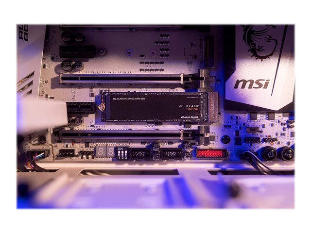 WD Black SN850 NVMe SSD WDS200T1X0E - SSD - 2 TB - internal - M.2 2280 - PCIe 4.0 x4 (NVMe)