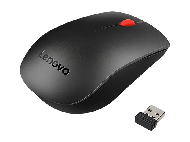 Lenovo Essential Wireless Combo Gen 2 - Keyboard and mouse set - wireless - 2.4 GHz - German - black