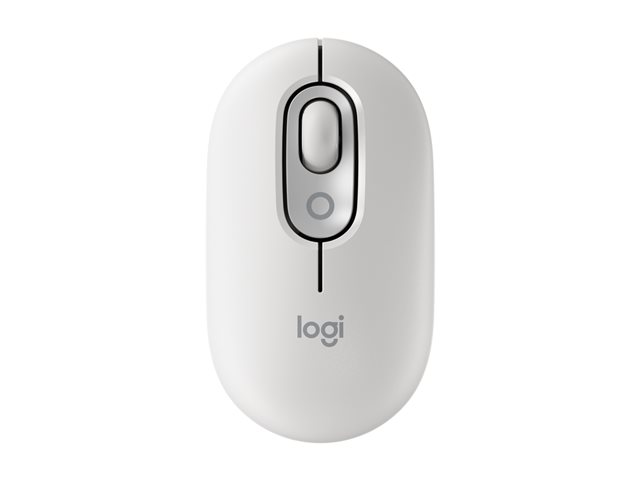 POP Mouse with emoji OFF WHITE