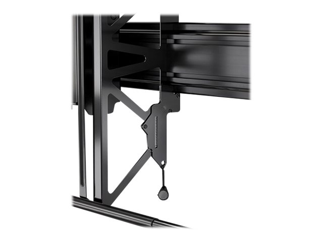 Chief FUSION Universal Single LCM - Mounting component (back cover) - for LCD display - polyester, steel - black - screen size: 42\"-60\"
