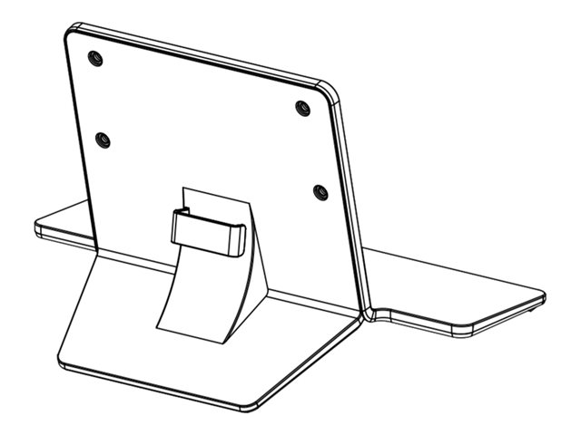LG ST-43HT - Stand - paal-ontwerp - voor LCD-scherm - schermgrootte: 43\" - te monteren op bureau - voor LG 43HT3WJ-B, One:Quick Flex 43HT3WJ