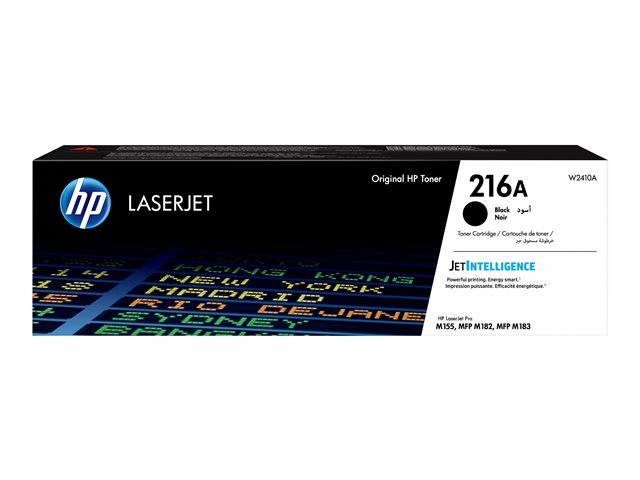 HP 216A - Black - original - LaserJet - toner cartridge (W2410A) - for Color LaserJet Pro M155a, MFP M182n, MFP M182nw, MFP M183fw