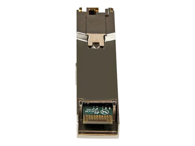 StarTech.com 10 Pack of HPE J8177C Compatible SFP Module, 1000BASE-T, SFP to RJ45 Cat6/Cat5e, 1GE Gigabit Ethernet SFP, RJ-45 (Copper) 100m, HPE 1810, 1820, 2530, Mini GBIC Transceiver - Lifetime Warranty (J8177C10PKST) - SFP (mini-GBIC) transceiver module (equivalent to: HP J8177C) - 1GbE - 1000Base-T - RJ-45 / SFP (mini-GBIC) - up to 100 m (pack of 10) - for HPE 1810, 1910, 20p 10/100/1000, 2610, 3500, 6200, Switch 8212, HPE Aruba 2530, 5406