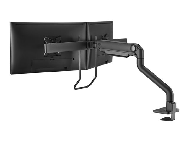 Neomounts DS75S-950BL2 NEXT One - Mounting kit (monitor arm, clamp mounting base, grommet mount) - full-motion - for 2 LCD displays - aluminium - black - screen size: 17\"-32\" - desk-mountable