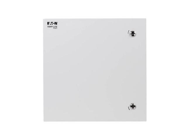 Eaton Tripp Lite Series SmartRack Outdoor Industrial Enclosure with Lock - NEMA 4, Surface Mount, Metal Construction, 18 x 18 x 10 in., Gray - Wall mount cabinet - industrial, locking - surface mountable - grey