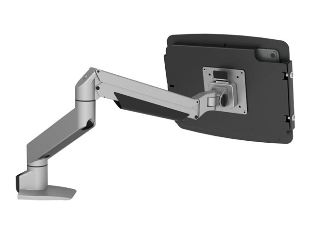 Compulocks iPad Pro 12.9\" (3 - 6th Gen) Space Enclosure Articulating Arm Mount - Mounting kit (articulating arm, enclosure) - for tablet - lockable - high-grade aluminium - black, silver - screen size: 12.9\" - desk-mountable - for Apple 12.9-inch iPad Pro (3rd generation, 4th generation, 5th generation, 6th generation)