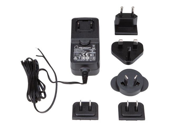 Crestron PW-2407WUL - Power adapter - AC 100-240 V - black - for DM Lite HD-TX-4KZ-101, HD-TX-4KZ-111, HD-TX-4KZ-211, HD-TXC-4KZ-101