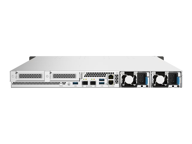 QNAP TS-h1090FU - NAS server - 10 bays - rack-mountable - SATA 6Gb/s / PCIe (NVMe) / U.2 - RAID 0, 1, 5, 6, 10, 50, JBOD, 60 - RAM 256 GB - 25 Gigabit Ethernet / 2.5 Gigabit Ethernet - iSCSI support - 1U