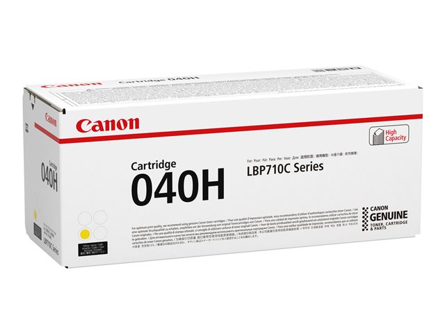 Canon 040 H - High capacity - yellow - original - toner cartridge - for imageCLASS LBP712Cdn