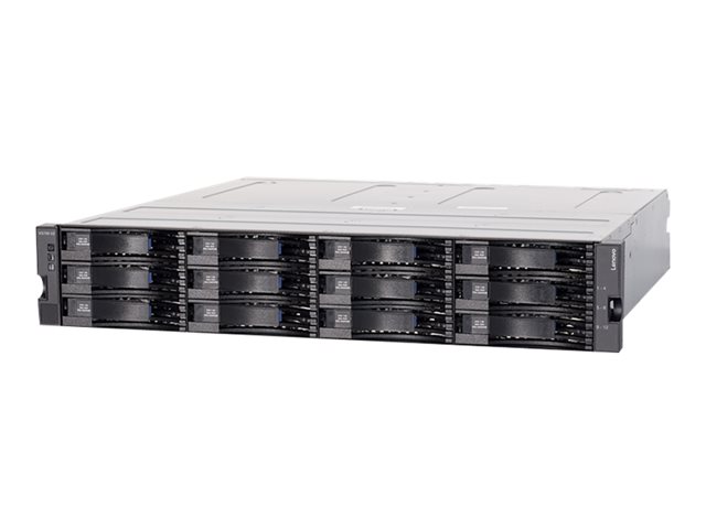 Lenovo Storage V3700 V2 LFF Control Enclosure - Hard drive array - 12 bays (SAS-3) - iSCSI (1 GbE), SAS 12Gb/s (external) - rack-mountable - 2U - TopSeller