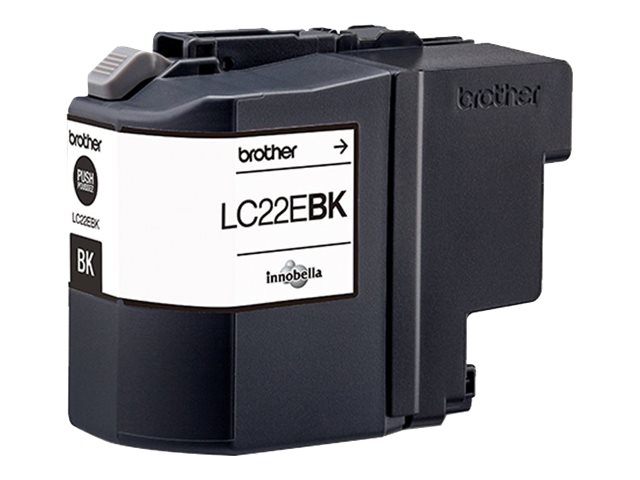 Brother LC22EBK - Super High Yield - black - original - ink cartridge - for Brother MFC-J5920DW