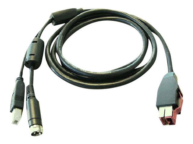 HP - PoweredUSB cable - for Engage Thermal Receipt Printer, Engage One, RP9 G1 Retail System