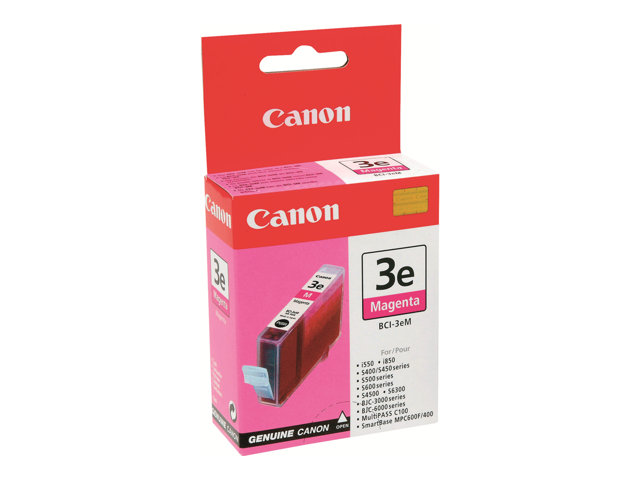 Canon BCI-3EM - 13 ml - magenta - original - ink tank - for BJC-6200, i550, 6500, 850, S400, 500, 520, 530, 630, 6300, 750, SmartBase MPC400, MPC600