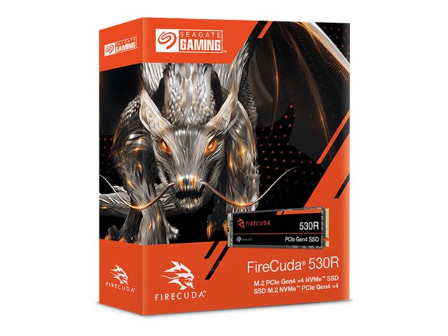 Seagate FireCuda 530R ZP4000GM3A063 - SSD - 4 TB - internal - M.2 2280-D2 - PCIe 4.0 x4 (NVMe) - with 3 years Seagate Rescue Data Recovery