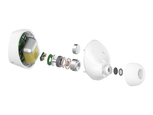 Belkin SoundForm Bolt - True wireless earphones with mic - in-ear - Bluetooth - white