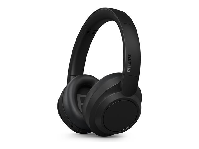 Philips TAH6509BK - Headphones with mic - over-the-ear mount - Bluetooth - wireless - active noise cancelling - black