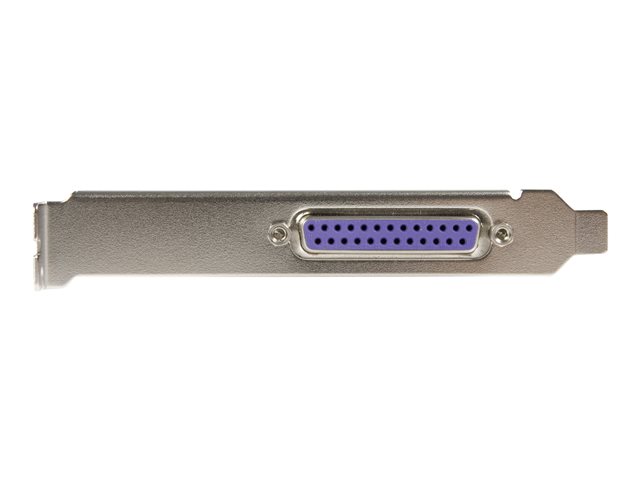 StarTech.com 1 Port PCI Express Dual Profile Parallel Adapter Card - SPP/EPP/ECP - 1x DB25 IEEE 1284 PCIe Parallel Card (PEX1P) - Parallel adapter - PCIe - IEEE 1284