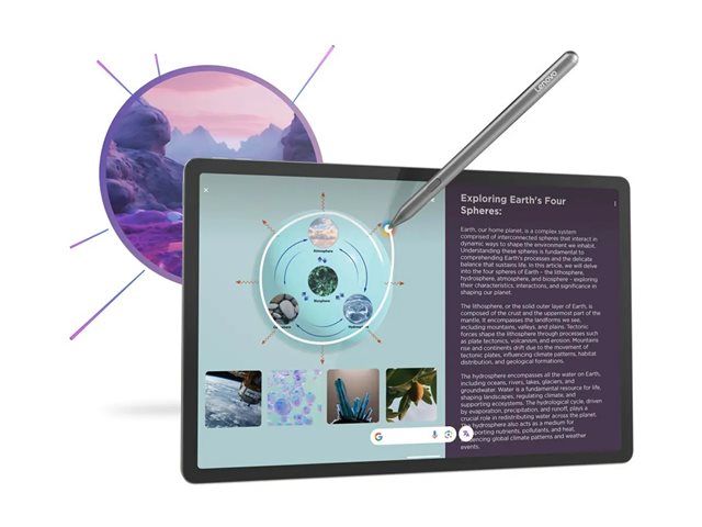 Lenovo Idea Tab Pro ZAE4 - Tablet - Android 14 or later - 128 GB UFS card - 12.7\" LTPS (2944 x 1840) - microSD slot - luna grey