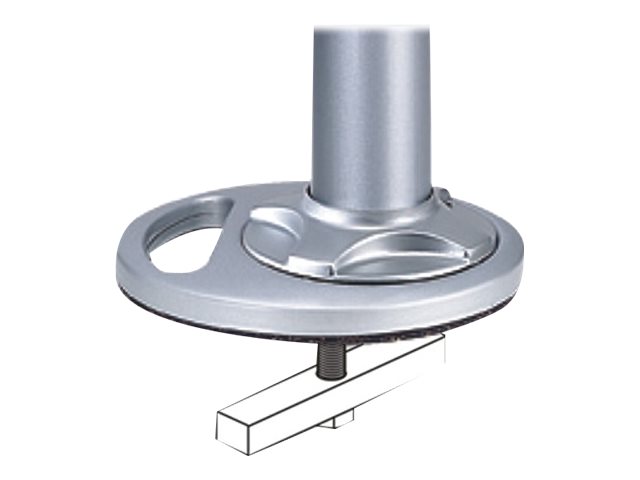 Neomounts FPMA-D9GROMMET - Mounting component (pole, grommet plate) - for LCD display - silver - screen size: 10\"-30\" - desktop - for NewStar FPMA-D1030, D910, D920, D930, D940, Tilt/Turn/Rotate Triple Desk Mount