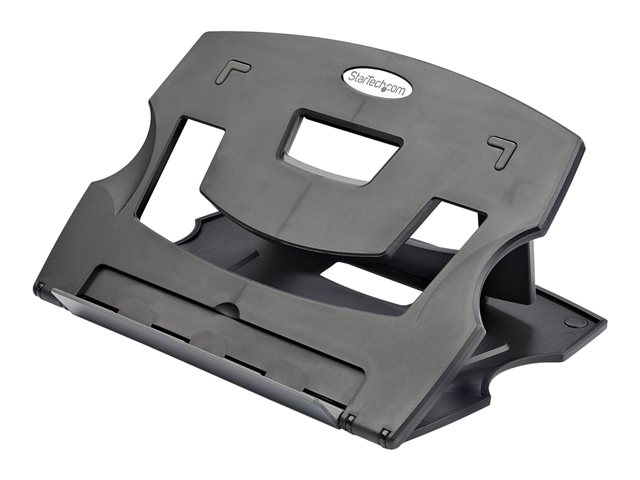 StarTech.com Portable Laptop Stand - Adjustable Laptop Stand - Ergonomic Laptop Desk Stand - Laptop Riser for Desk (LTRISERP) - Notebook / tablet stand - desktop - 9\" - 13\"