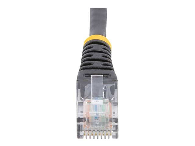 StarTech.com 15m Black Cat5e / Cat 5 Molded Patch Cable - Patch cable - RJ-45 (M) to RJ-45 (M) - 15 m - UTP - CAT 5e - molded - black