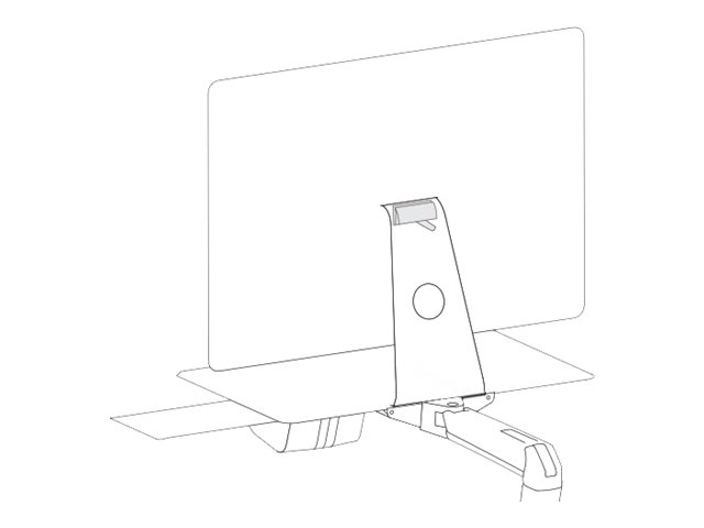 Ergotron StyleView - Mounting component (friction wedge) - for iMac - black