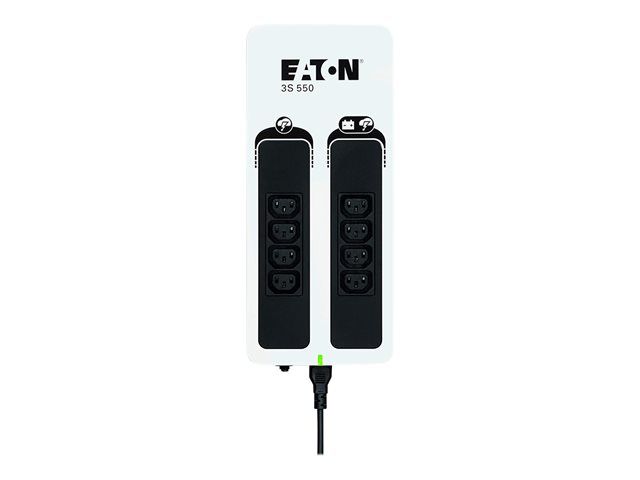 Eaton 3S 550 - UPS - AC 220-240 V - 330 watt - 550 VA - 1-phase - USB - output connectors: 8