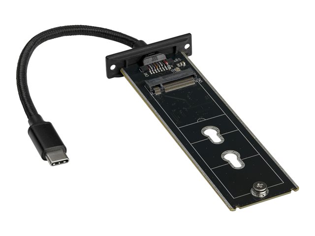 StarTech.com M.2 SSD Enclosure for M.2 SATA Drives - USB 3.1 - USB-C - Storage enclosure - M.2 - M.2 Card - USB 3.1 (Gen 2) - black - for P/N: PEXUSB321C