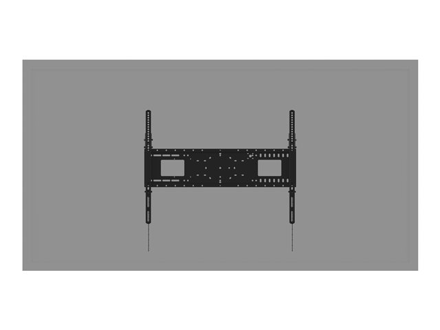 VISION Heavy Duty Tilting Display Wall Mount - LIFETIME WARRANTY - fits display 47-90\" with VESA sizes up to 800 x 600 - 12 degree tilting - suits interactive flat panels or LED TVs - arms latch securely - cold-rolled steel - media player fixing - SWL 130kg/287lb - black