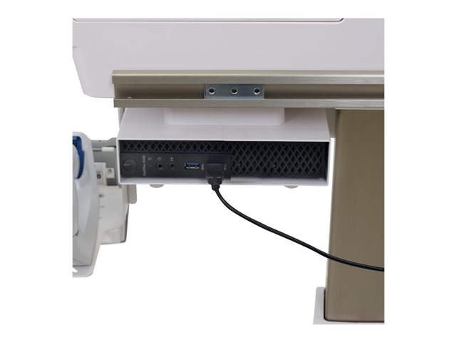 Ergotron Slim 2.0 - Mounting component (CPU holder) - medical - white - cart mountable - for CareFit Slim 2.0
