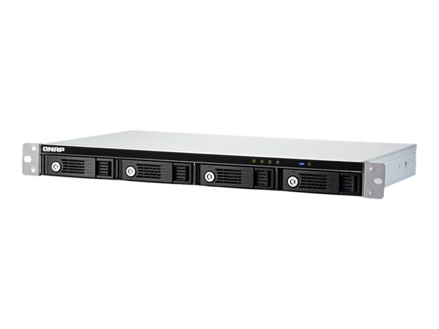 QNAP TR-004U - Hard drive array - 4 bays (SATA-300) - USB 3.1 Gen 1 (external) - rack-mountable - 1U