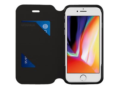 OtterBox Strada Via Apple iPhone SE (3rd/2nd gen)/8/7 Black Night - black