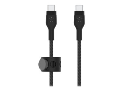 Belkin BoostCharge - USB cable - 24 pin USB-C (M) to 24 pin USB-C (M) - 1 m - black