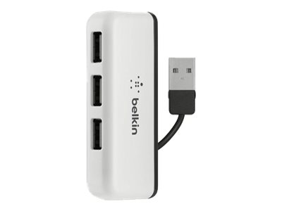 Belkin Travel - Hub - 4 x USB 2.0 - desktop