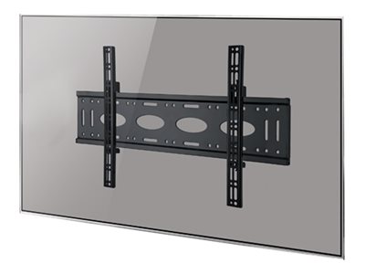 B-TECH BT8442 - Mounting kit (wall plate, 2 x interface arms) - low profile - for LCD display - black - screen size: up to 80\"