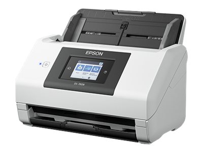 Epson WorkForce DS-780N - Document scanner - Duplex - A4/Legal - 600 dpi x 600 dpi - up to 45 ppm (mono) / up to 45 ppm (colour) - ADF (100 sheets) - up to 5000 scans per day - USB 3.0, Gigabit LAN