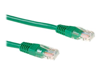 CAT6 U/UTP GREEN         0.25M. 1 stk
