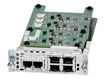 Cisco Network Interface Module - Expansion module - FXS/DID x 2 + FXO x 4 - refurbished - for Cisco 4451-X, Integrated Services Router 4221, 4321, 4331, 4351, 4431