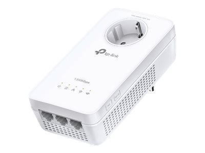 TP-Link TL-WPA8631P V4 - Powerline adapter 1GbE, HomePlug AV (HPAV), HomePlug AV (HPAV) 2.0, IEEE 1901 - Wi-Fi 5 - Dual Band - wall-pluggable