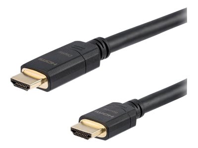StarTech.com 30m 100 ft High Speed HDMI Cable M/M - Active - 26AWG - CL2 rated In-wall Installation - Ultra HD 4k x 2k - Active HDMI Cable (HDMM30MA) - HDMI cable - HDMI male to HDMI male - 30 m - double shielded - black