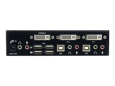 StarTech.com 2 Port DVI KVM Switch - USB DVI Dual Link - Hot-key & Audio Support - 2560x1600 @ 60Hz KVM Switch - KVM Video Switch (SV231DVIUAHR) - KVM / audio / USB switch - 2 x KVM / audio / USB - 1 local user - desktop - for P/N: IM12D1500P, SVA12M